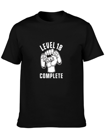 Level 18 Complete Gamer T-Shirt - Birthday Gift