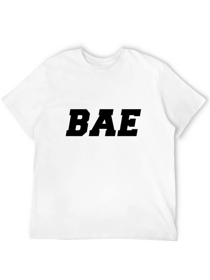 BAE Black Graphic Tee - Unisex Casual Top