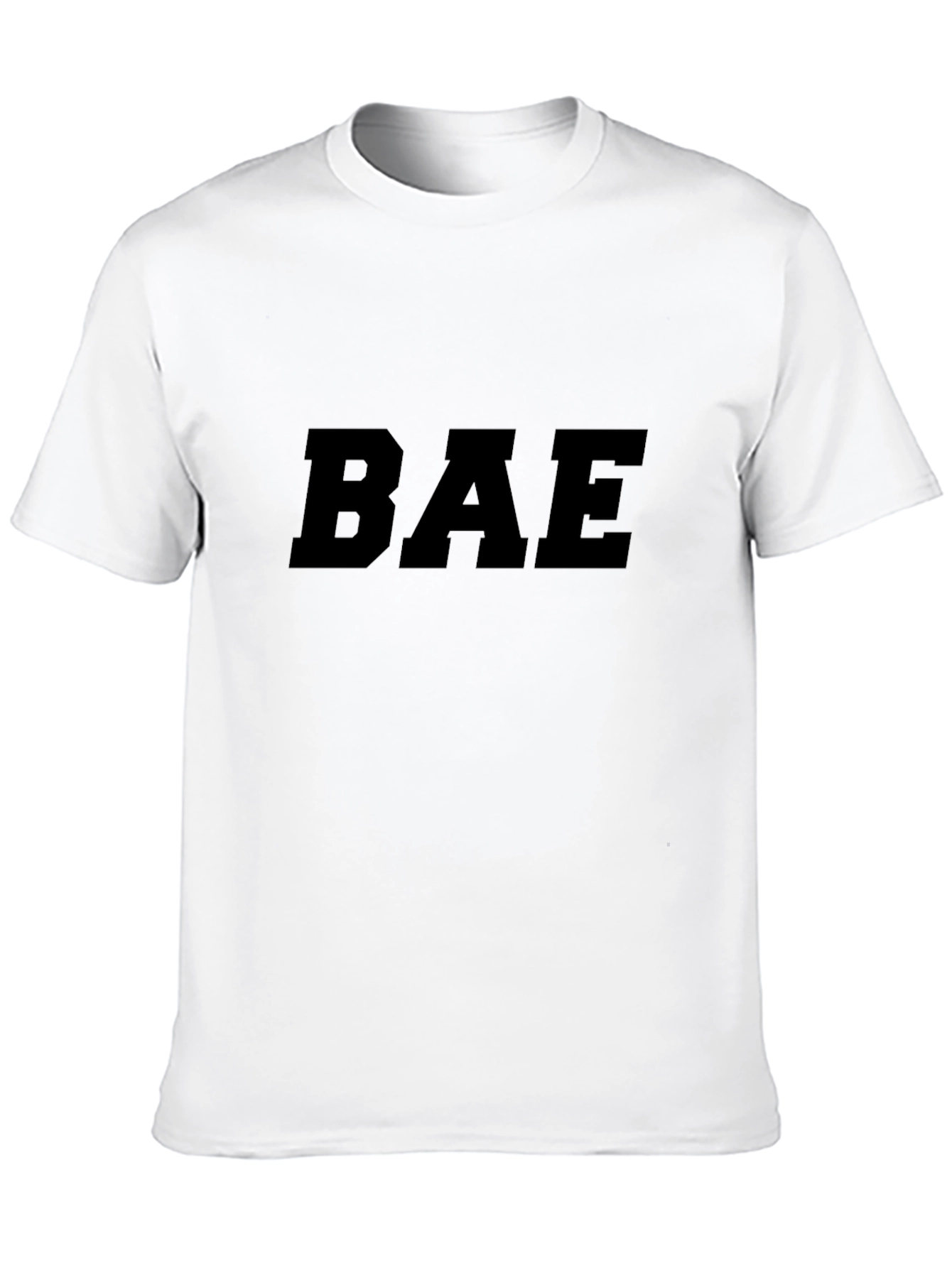 BAE Black Graphic Tee - Unisex Casual Top