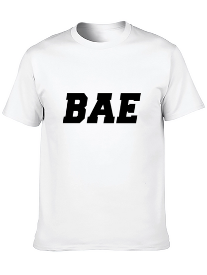 BAE Black Graphic Tee - Unisex Casual Top