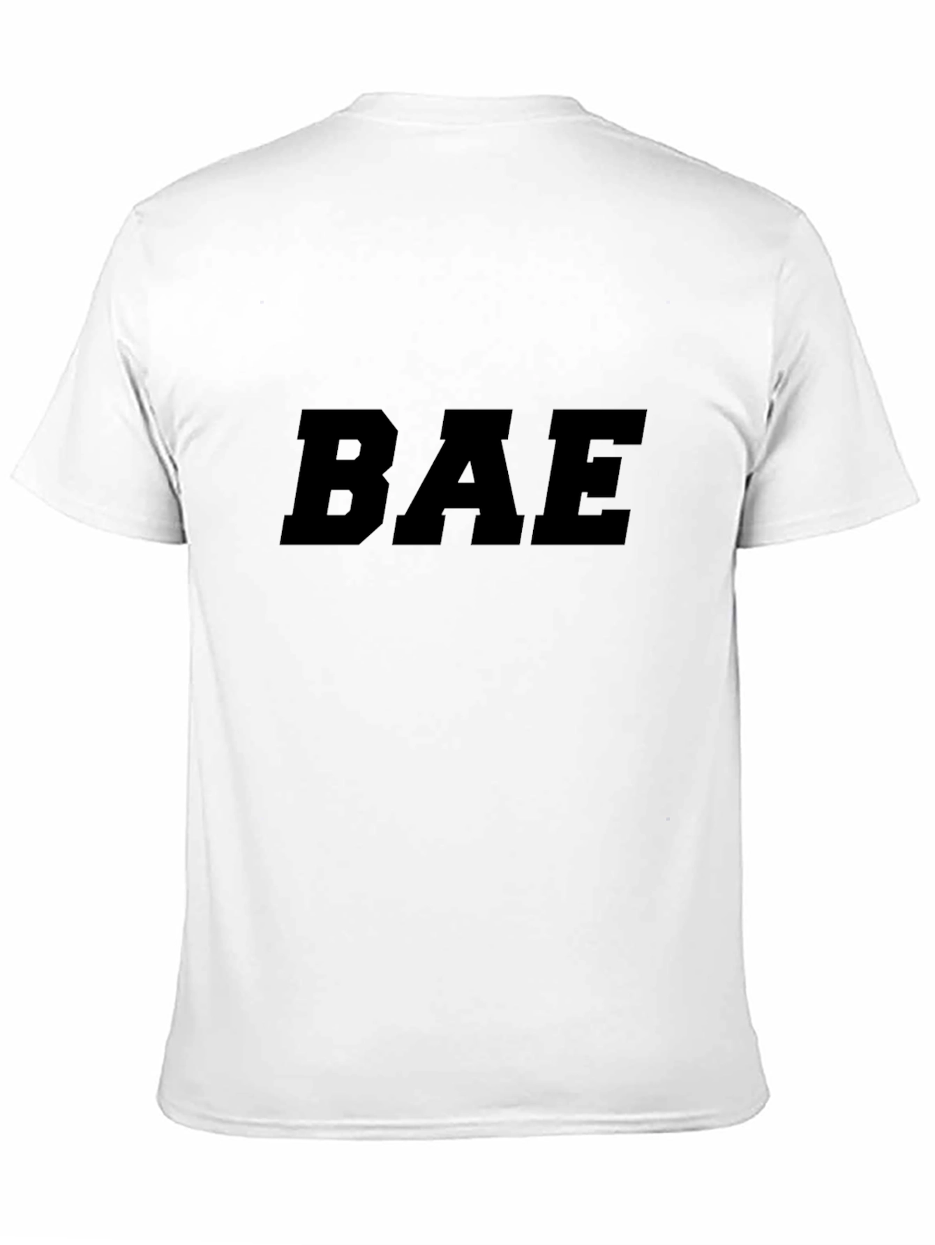 BAE Black Graphic Tee - Unisex Casual Top
