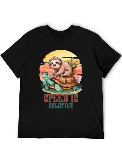 Sloth Turtle Speed is Relative T-Shirt