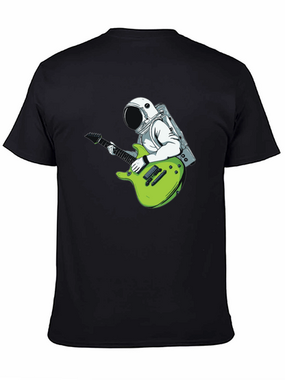 Astronaut Guitarist Graphic T-Shirt - Cool Space Tee