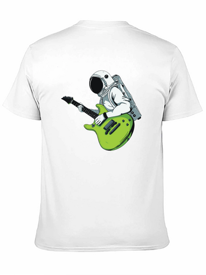 Astronaut Guitarist Graphic T-Shirt - Cool Space Tee