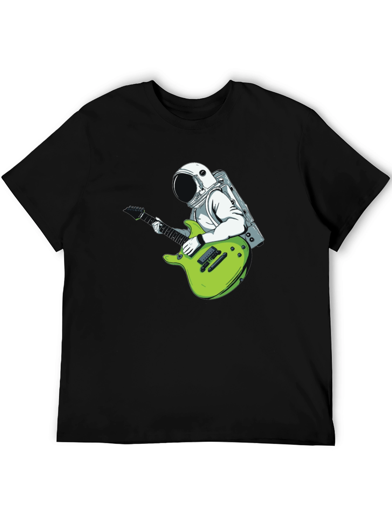 Astronaut Guitarist Graphic T-Shirt - Cool Space Tee