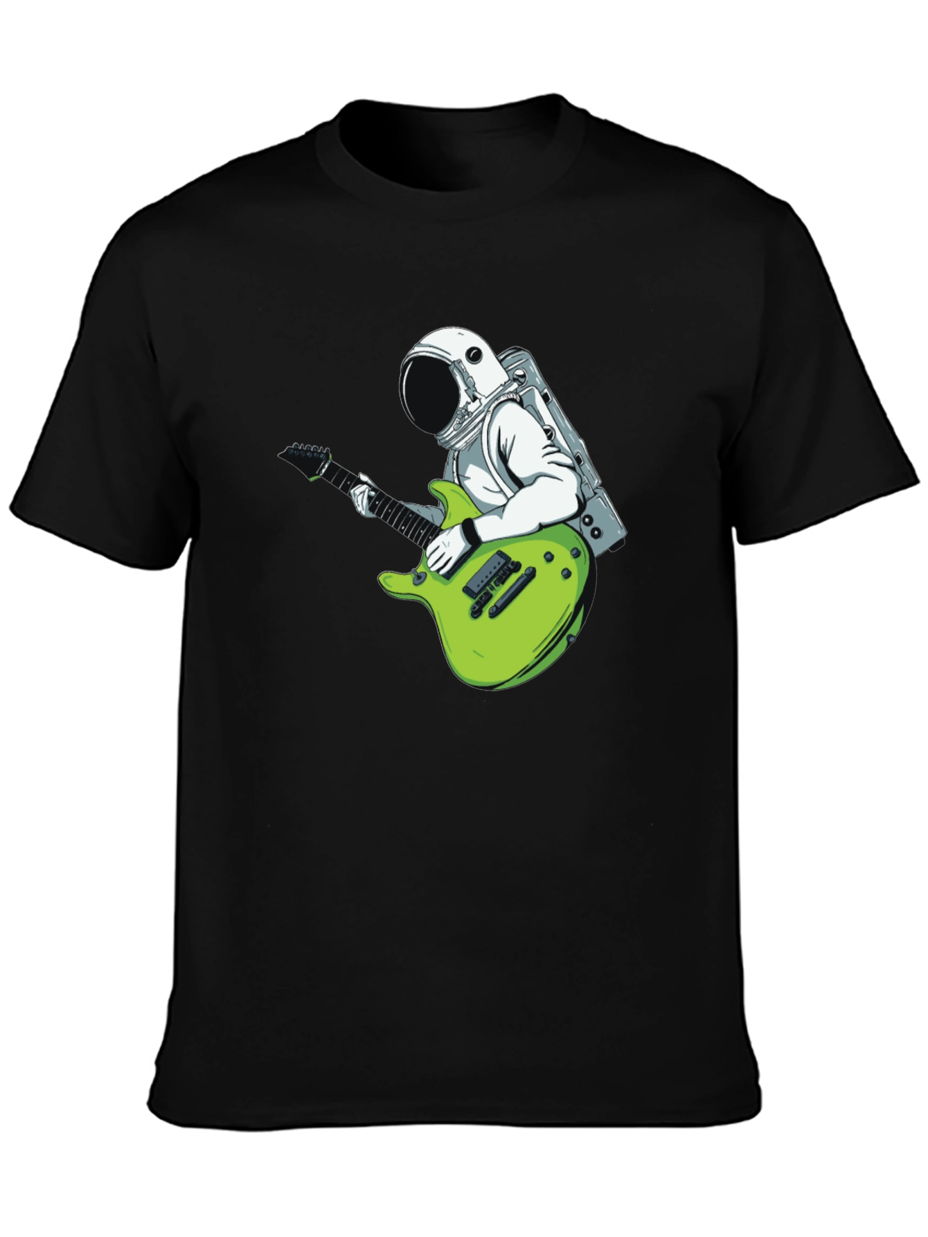 Astronaut Guitarist Graphic T-Shirt - Cool Space Tee