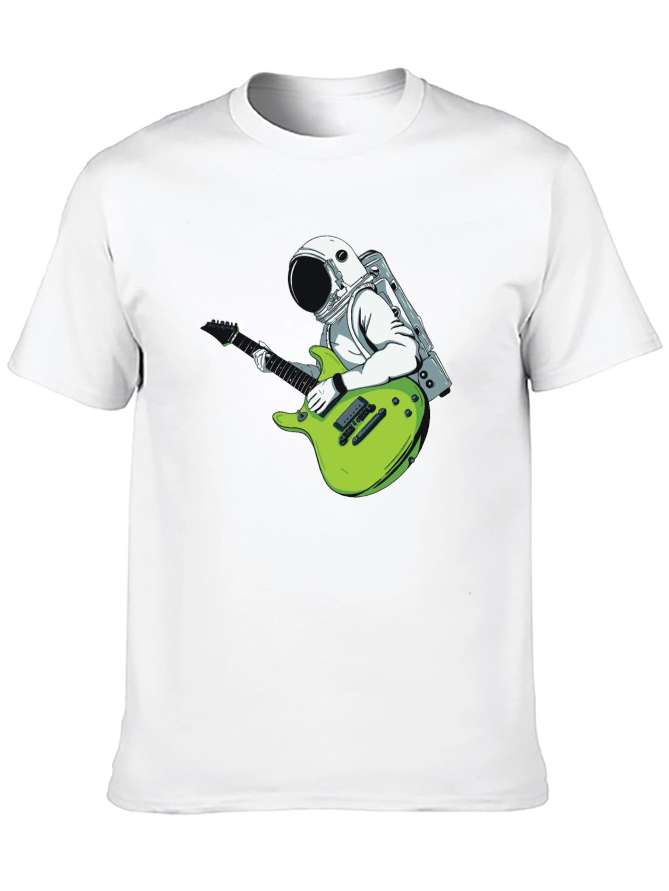 Astronaut Guitarist Graphic T-Shirt - Cool Space Tee