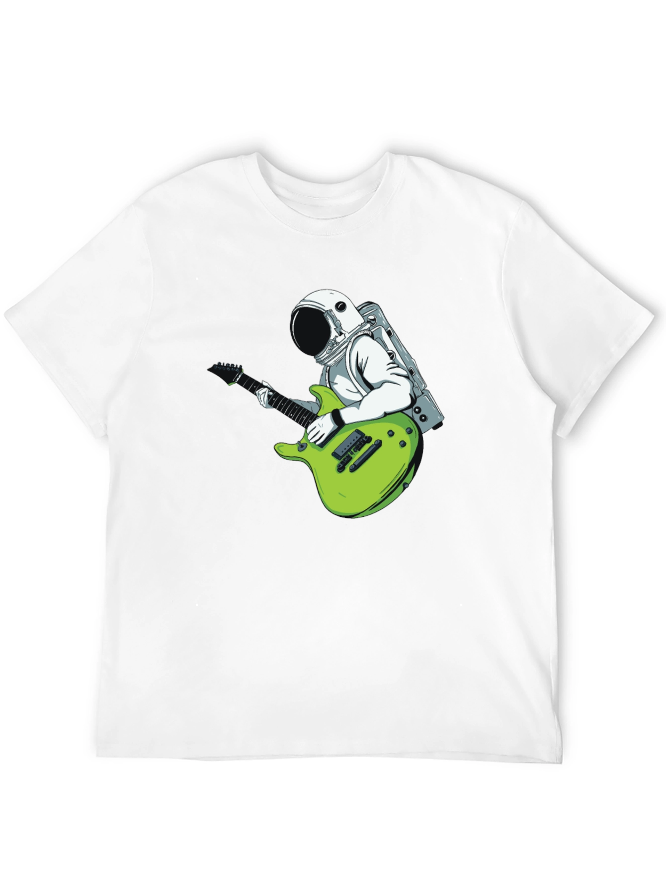 Astronaut Guitarist Graphic T-Shirt - Cool Space Tee