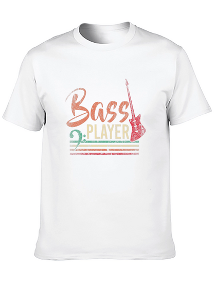 Bass Player Graphic Tee - Retro Style