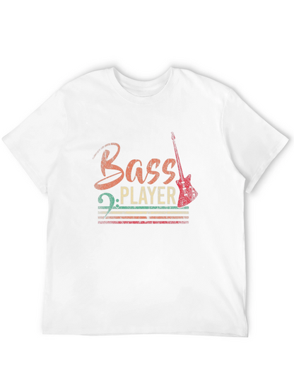 Bass Player Graphic Tee - Retro Style