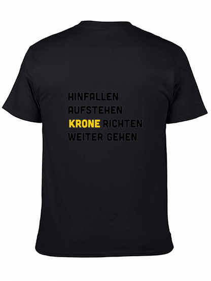 Hinfallen Aufstehen Krone Richten T-Shirt