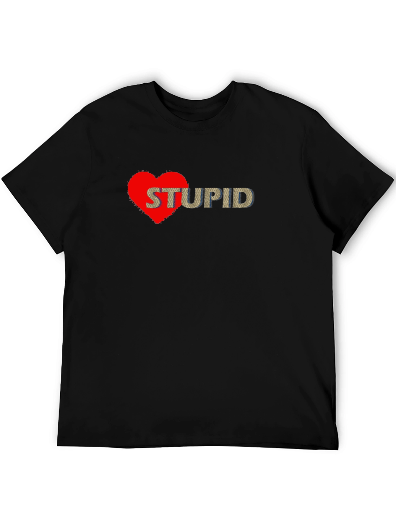 I Heart Stupid Graphic Tee - Casual Style