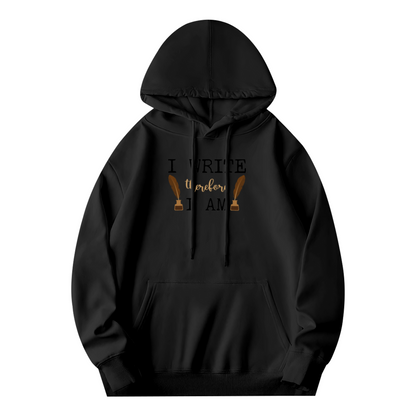 Unisex Graphic Hoodie - Phrase Write Therefore