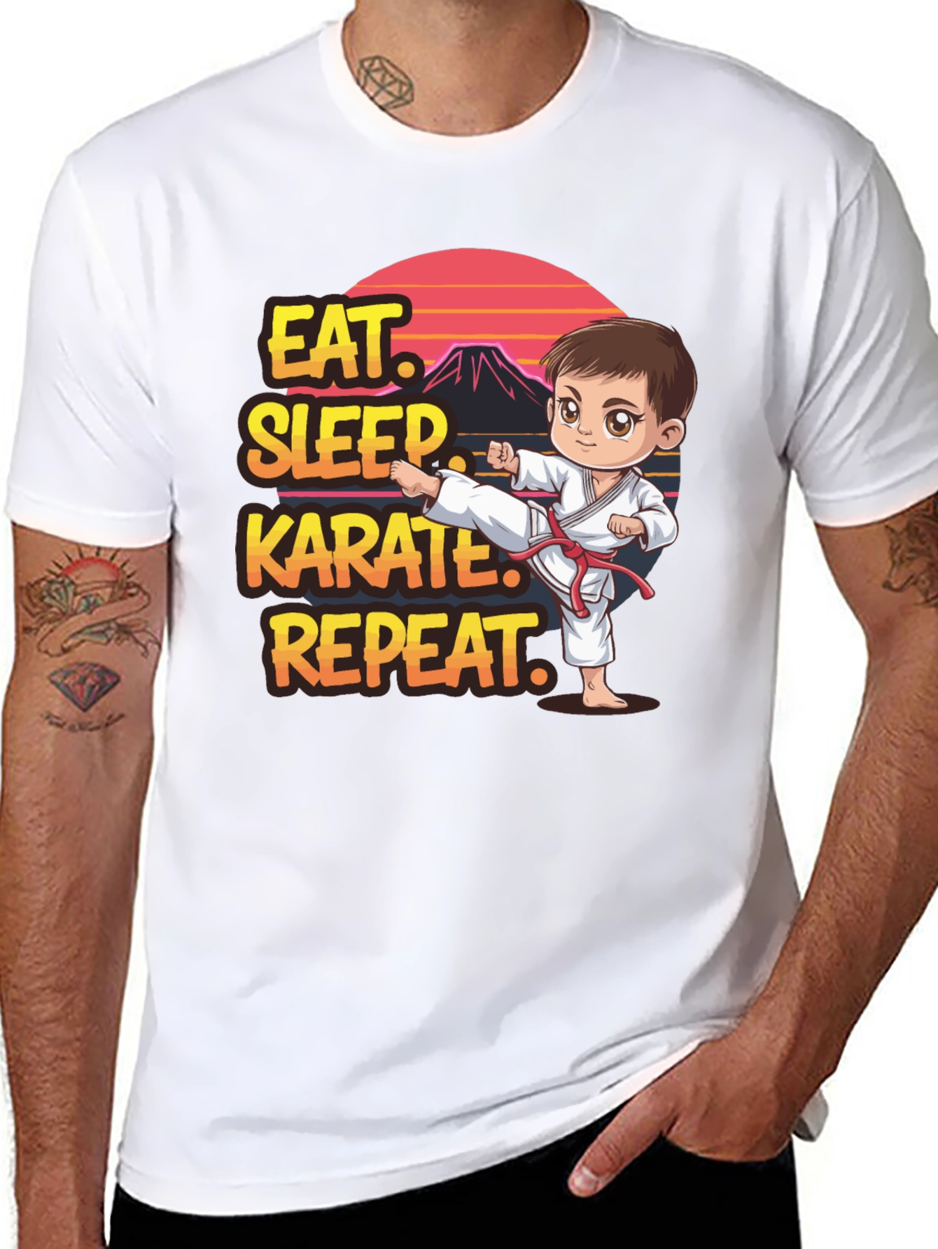 Eat Sleep Karate Repeat T-Shirt