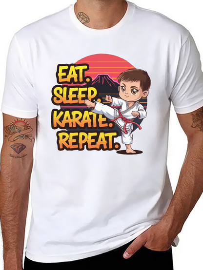 Eat Sleep Karate Repeat T-Shirt