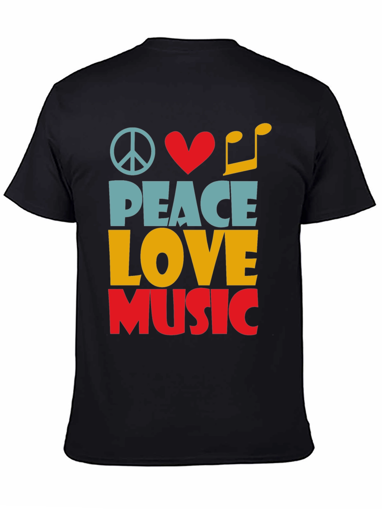 Peace Love Music Graphic Tee - Unisex
