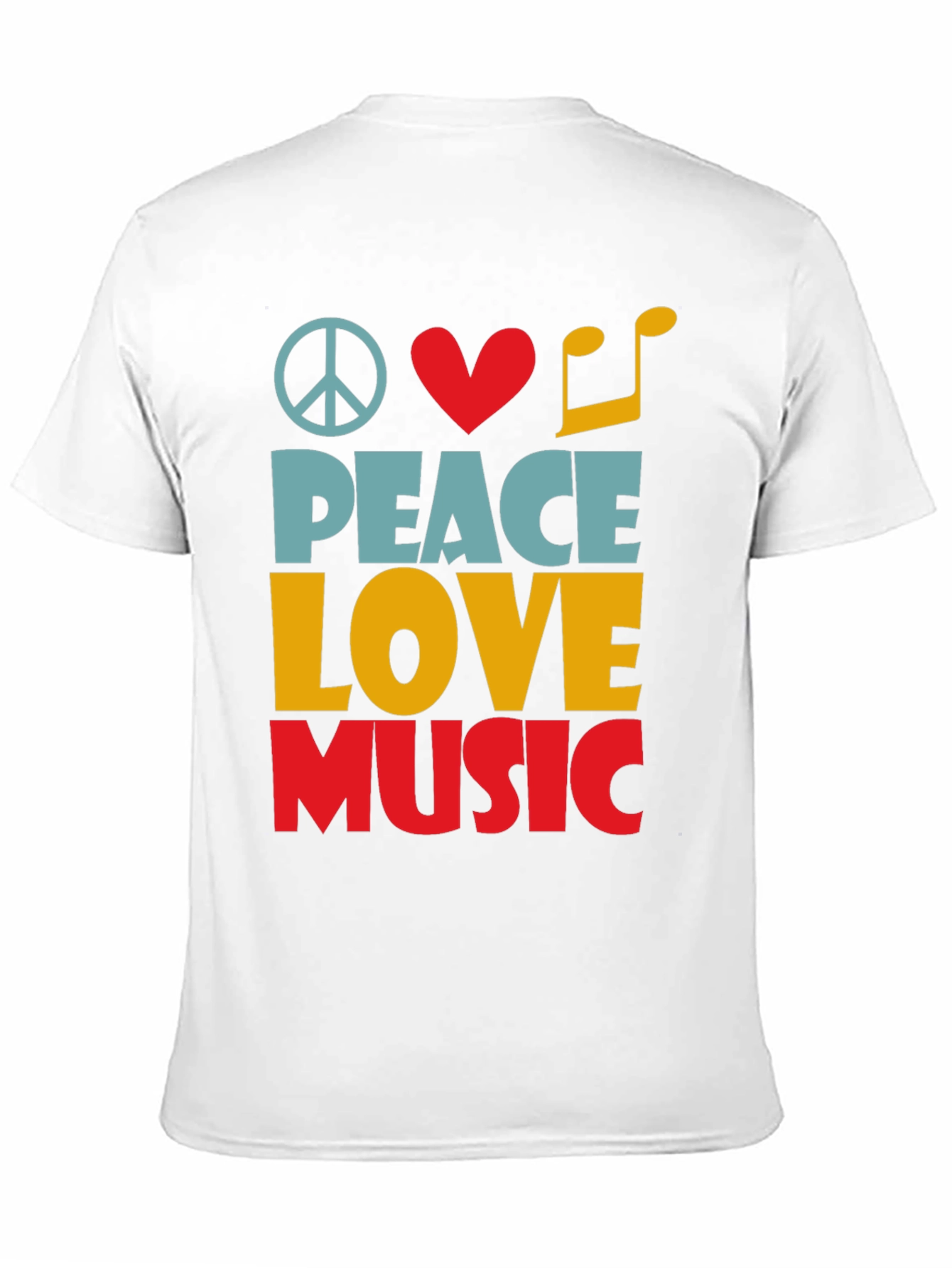 Peace Love Music Graphic Tee - Unisex
