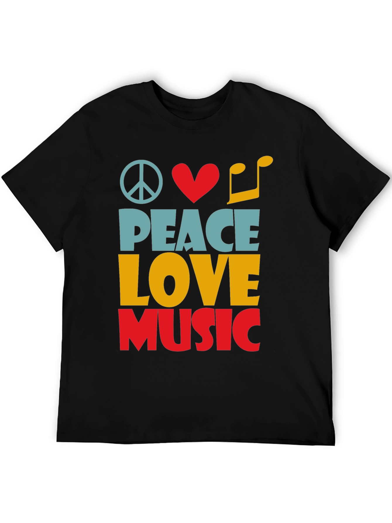 Peace Love Music Graphic Tee - Unisex