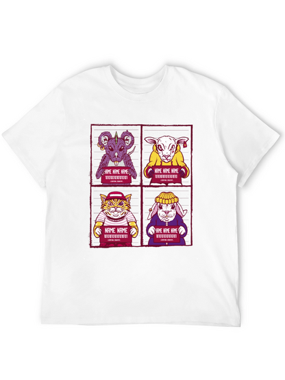 Animal Mugshot T-Shirt - Cool Graphic Tee