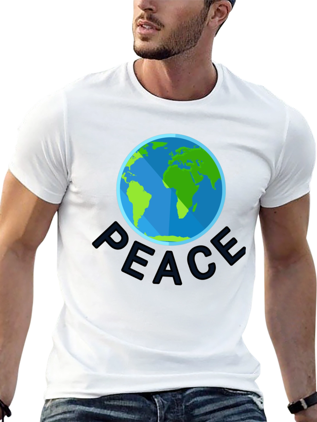 Peace Earth Graphic T-Shirt