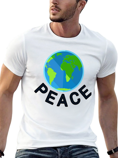 Peace Earth Graphic T-Shirt