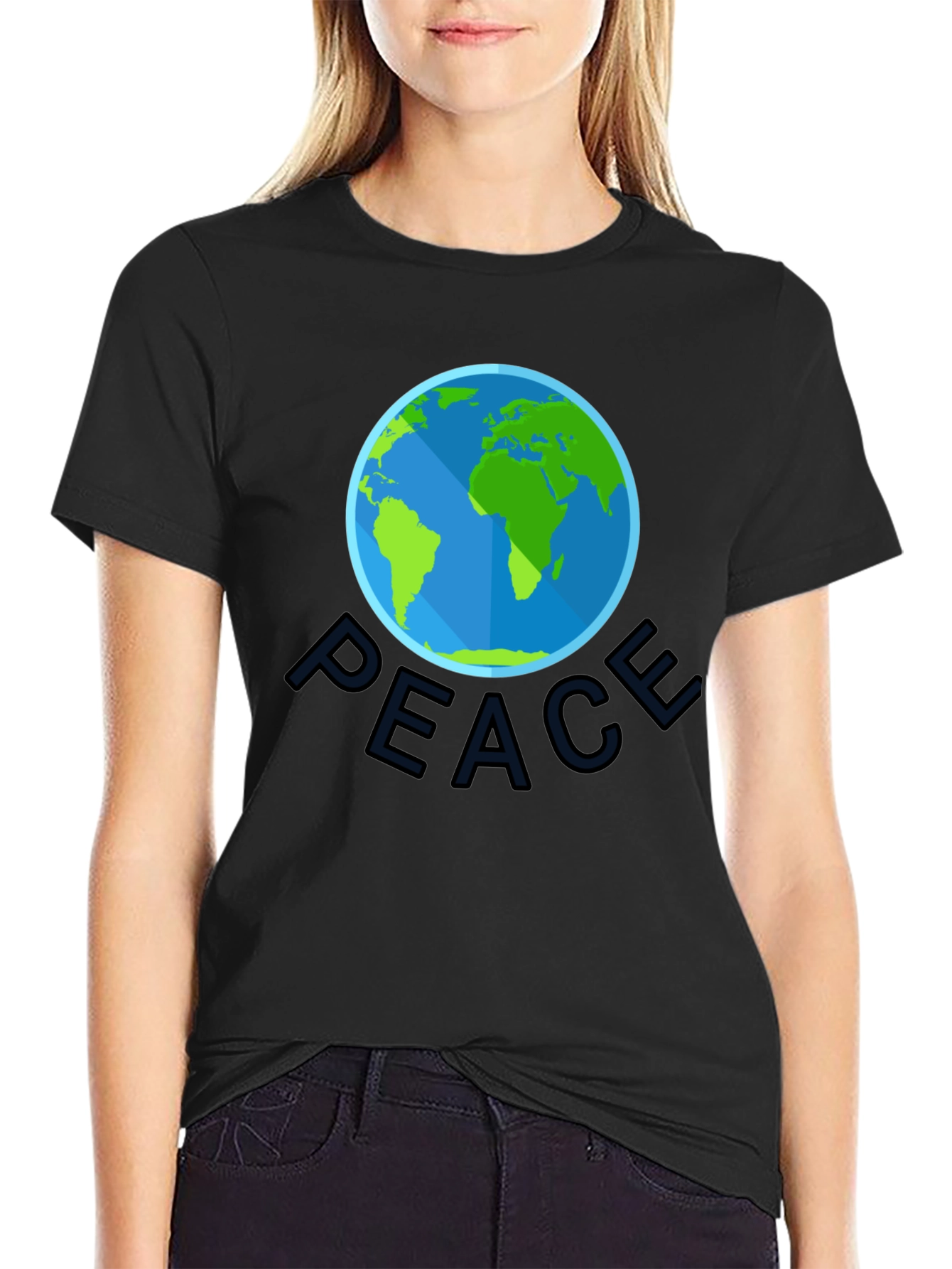 Peace Earth Graphic T-Shirt