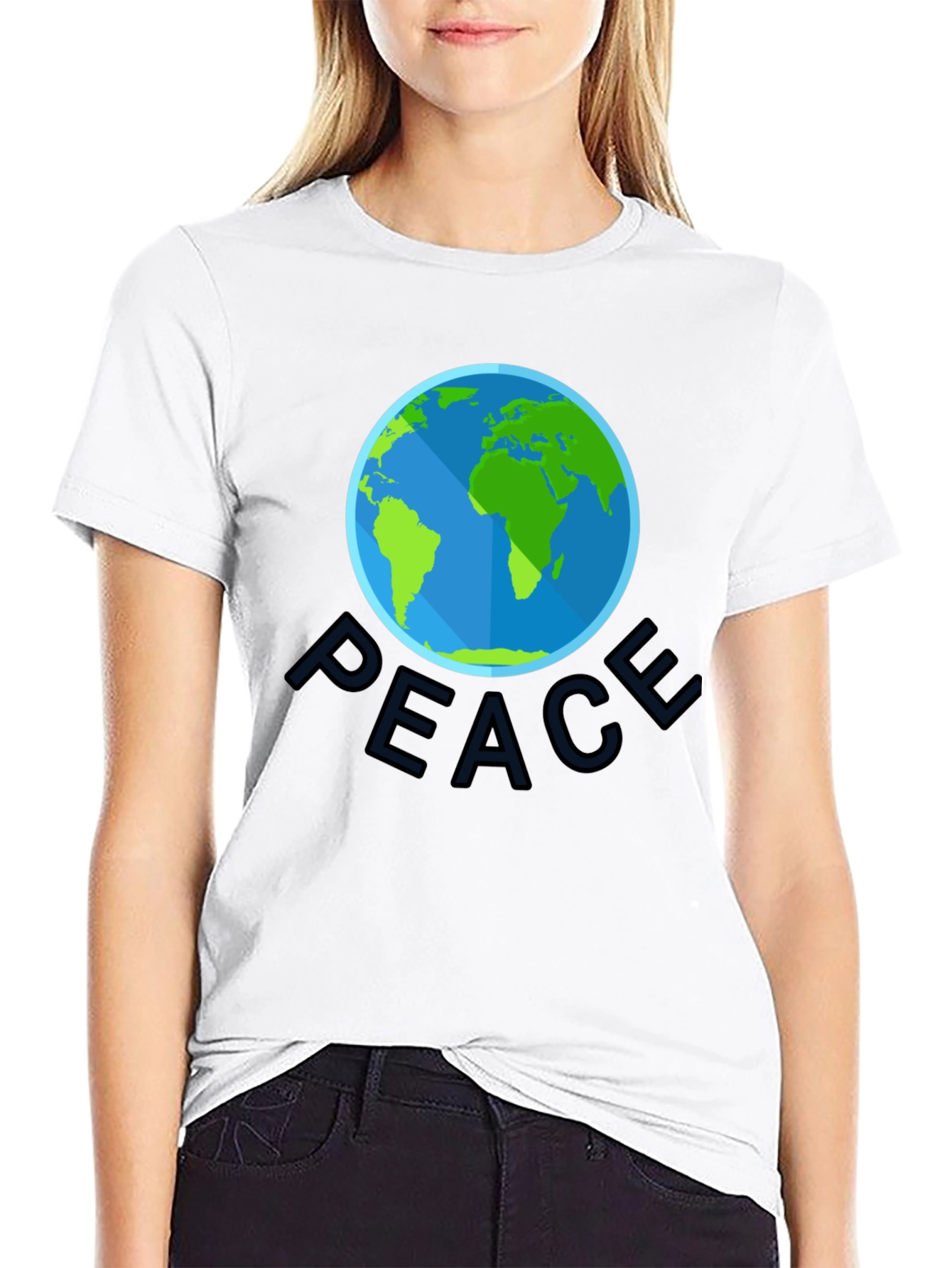 Peace Earth Graphic T-Shirt