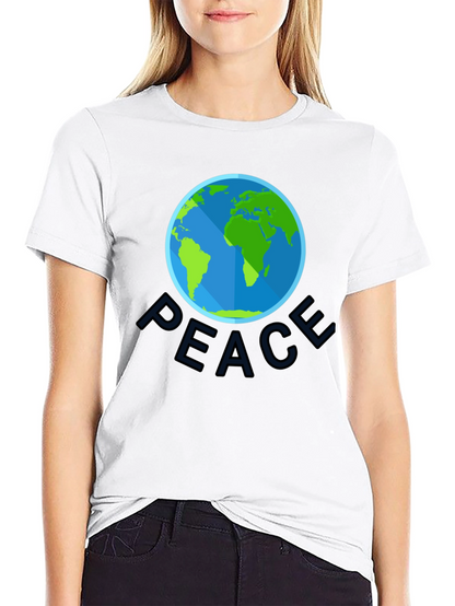 Peace Earth Graphic T-Shirt
