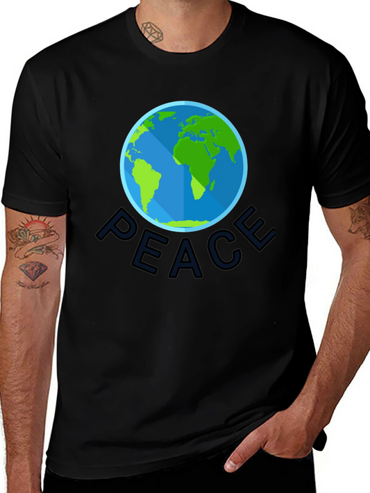 Peace Earth Graphic T-Shirt