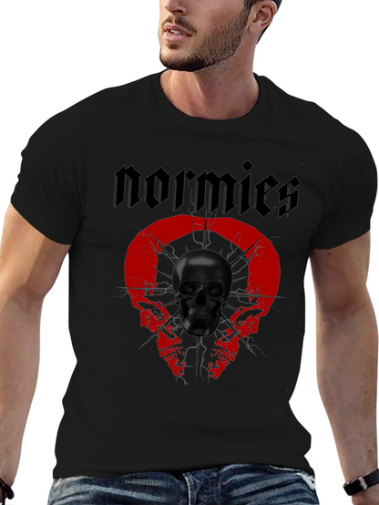 Normies Skull Graphic Black T-Shirt