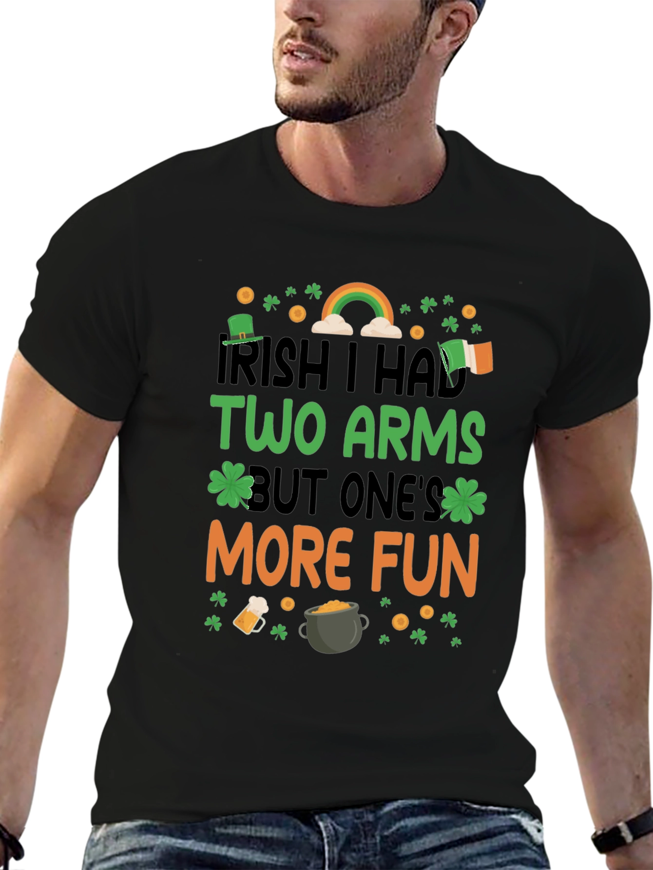 Irish I Had Two Arms St. Patricks Day T-Shirt