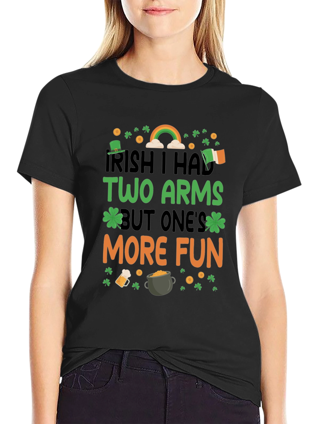 Irish I Had Two Arms St. Patricks Day T-Shirt