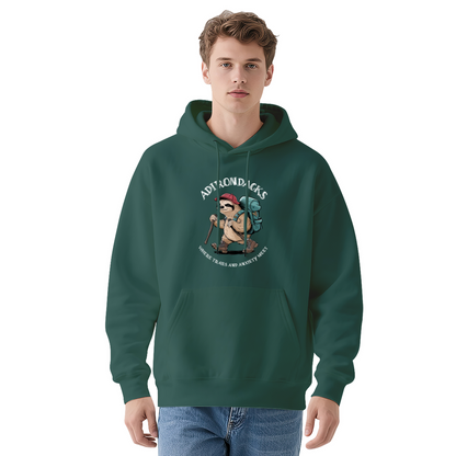 Sloth Hiker Adirondacks Anxiety Hoodie
