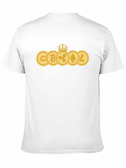 Crypto Coins Tee - Bitcoin Ethereum Litecoin Ripple Dash