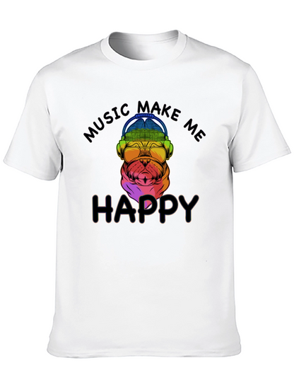 Music Makes Me Happy T-Shirt