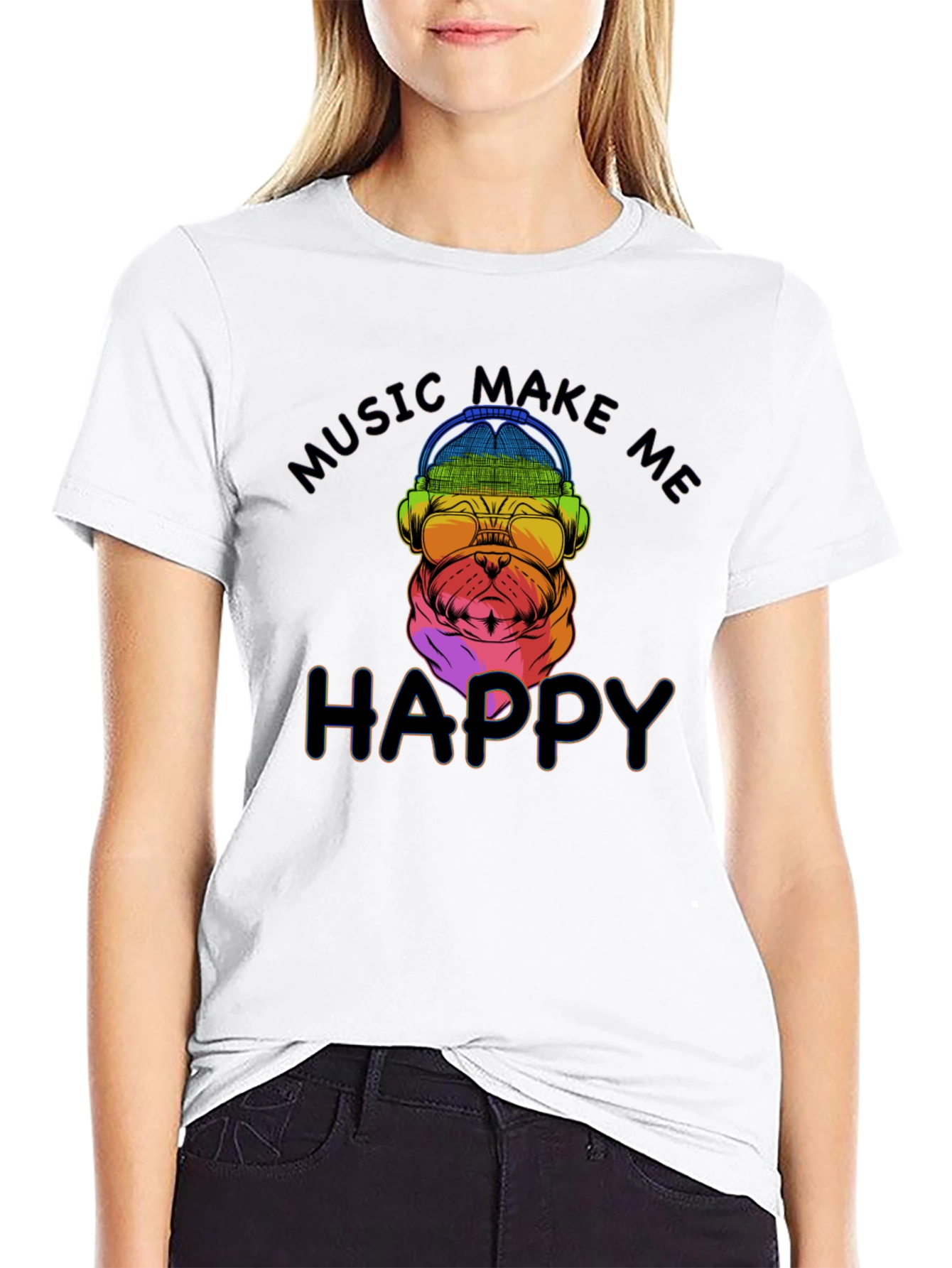 Music Makes Me Happy T-Shirt