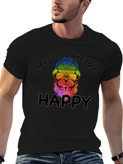 Music Makes Me Happy T-Shirt