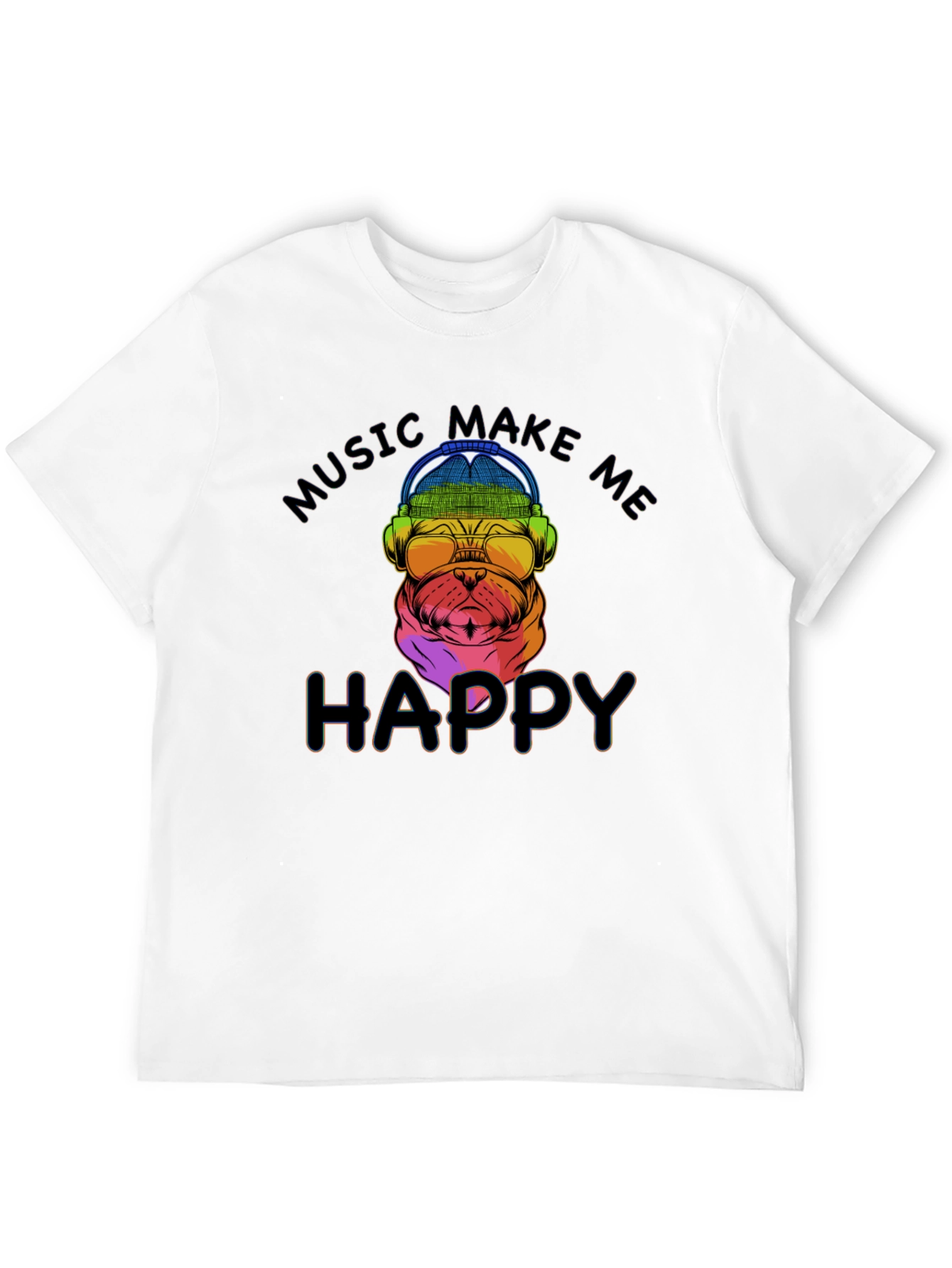 Music Makes Me Happy T-Shirt