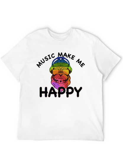 Music Makes Me Happy T-Shirt