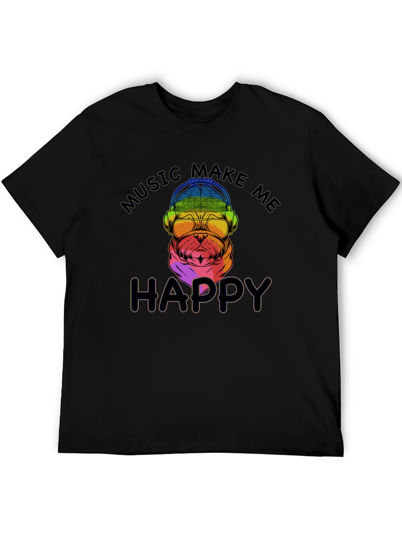 Music Makes Me Happy T-Shirt