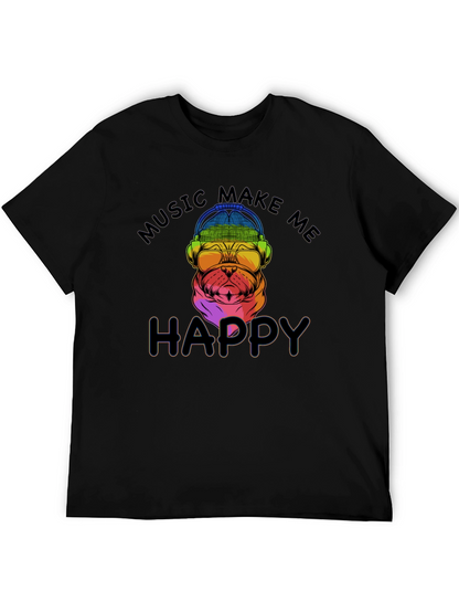 Music Makes Me Happy T-Shirt