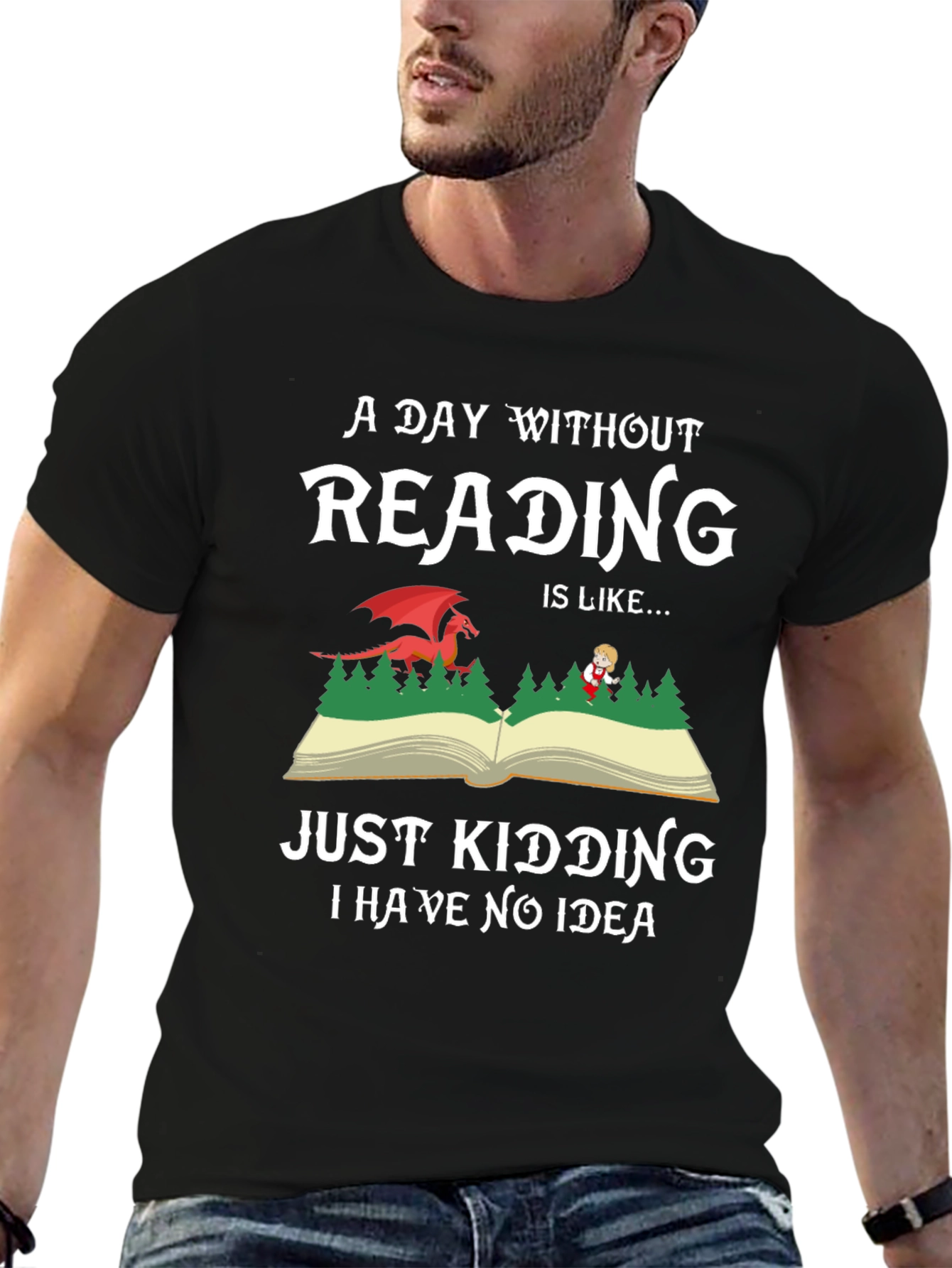 A Day Without Reading Graphic Tee