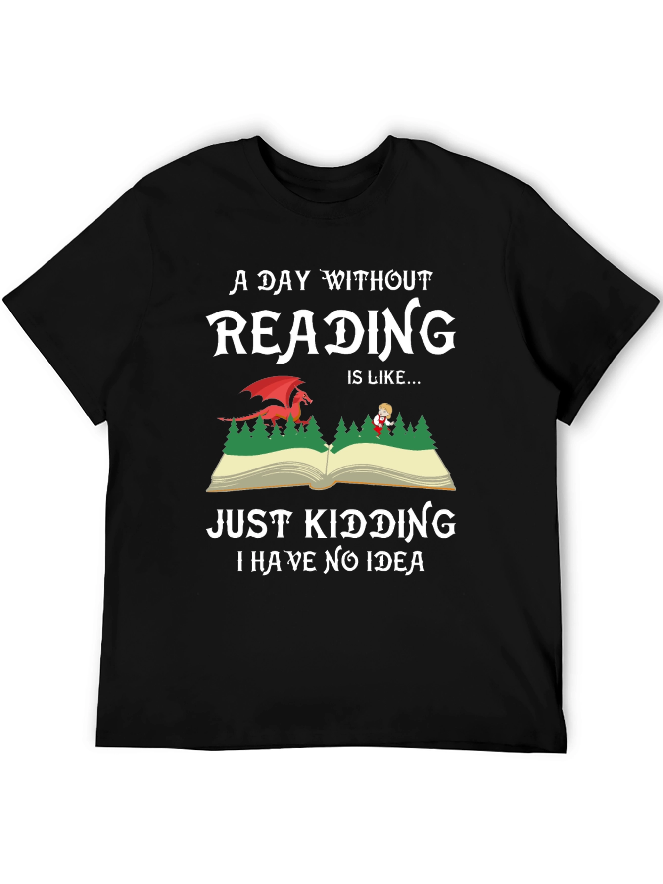 A Day Without Reading Graphic Tee