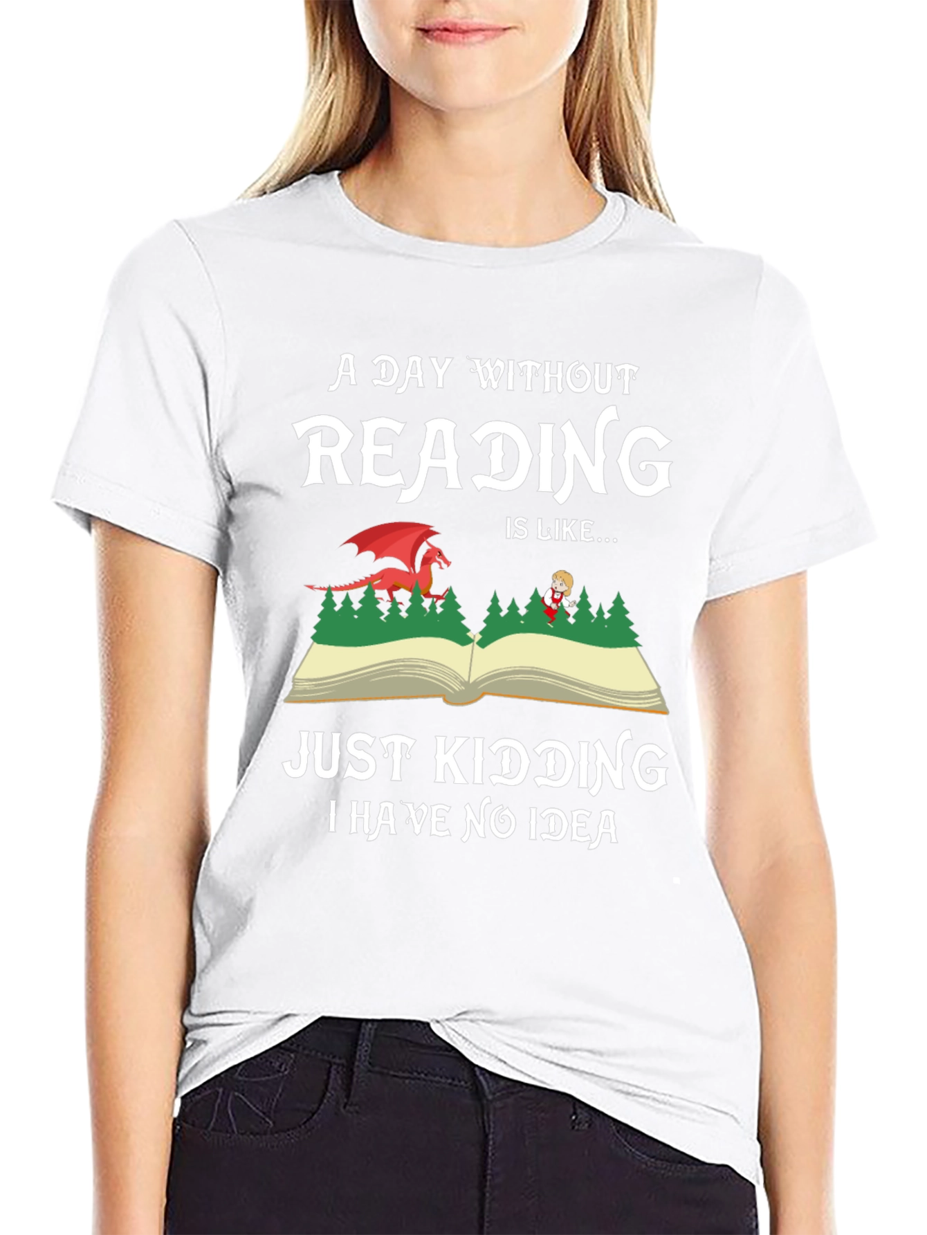 A Day Without Reading Graphic Tee