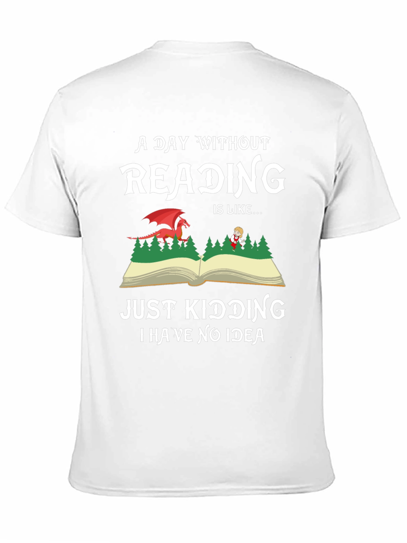 A Day Without Reading Graphic Tee