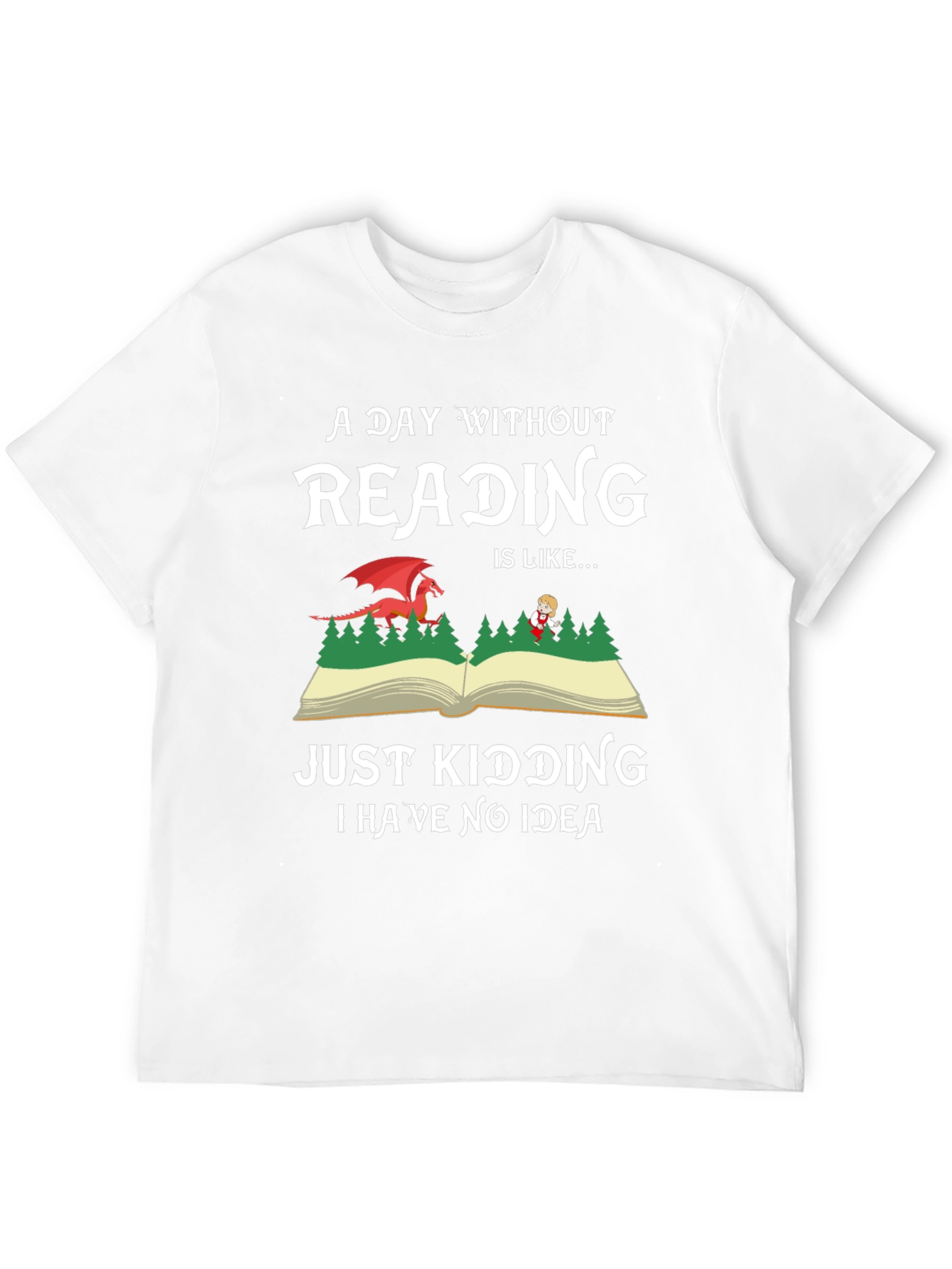 A Day Without Reading Graphic Tee
