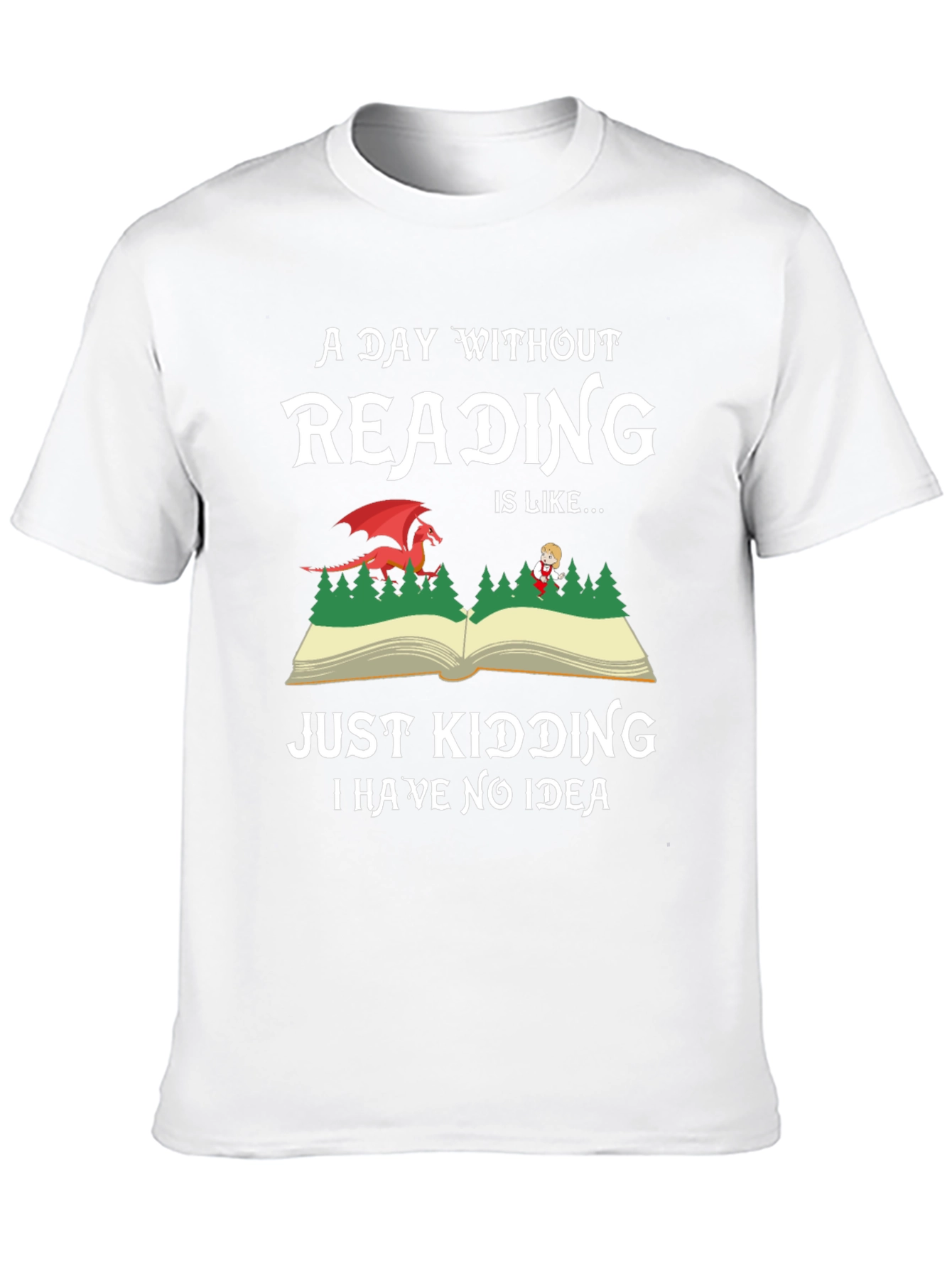A Day Without Reading Graphic Tee