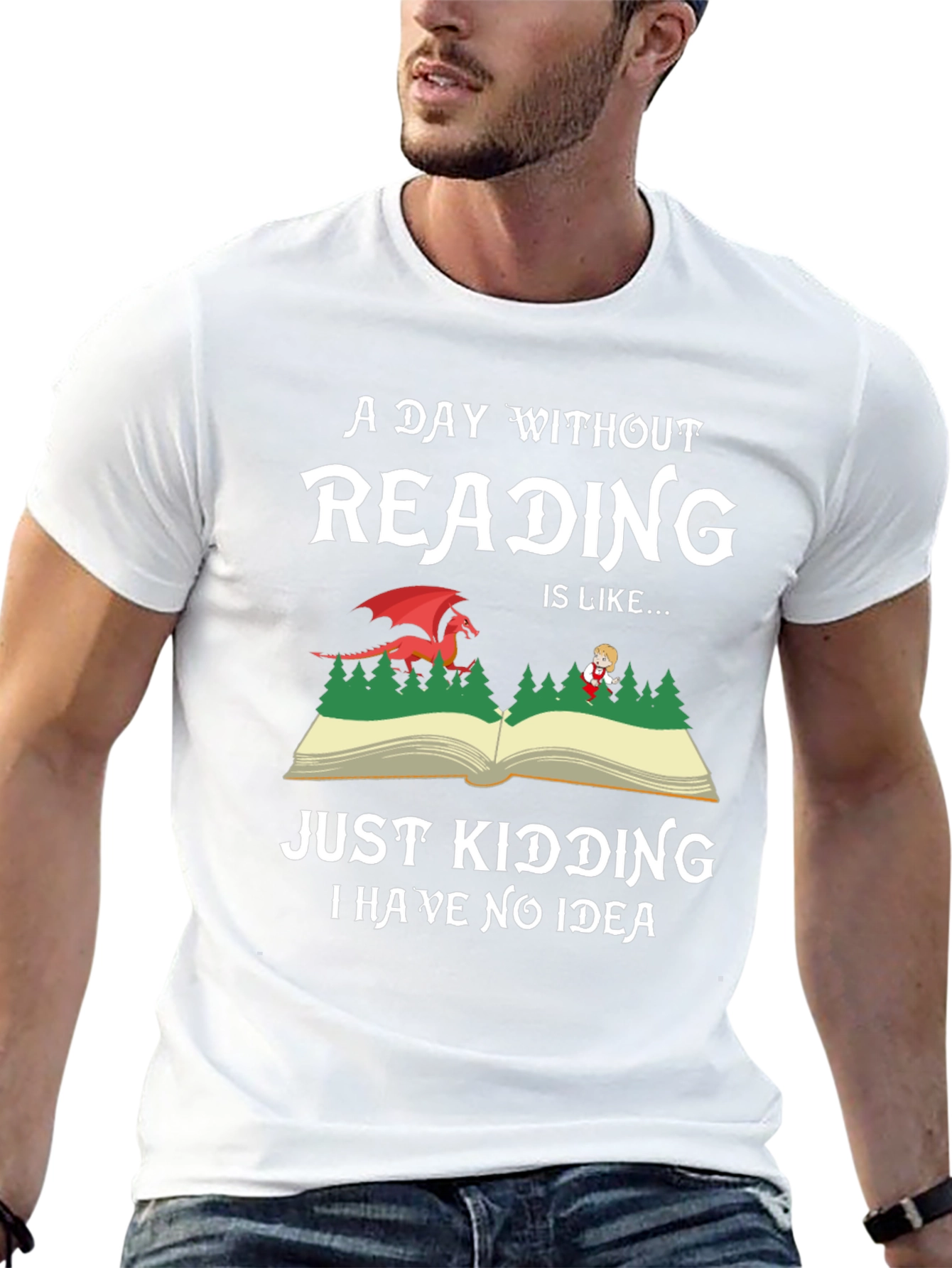 A Day Without Reading Graphic Tee