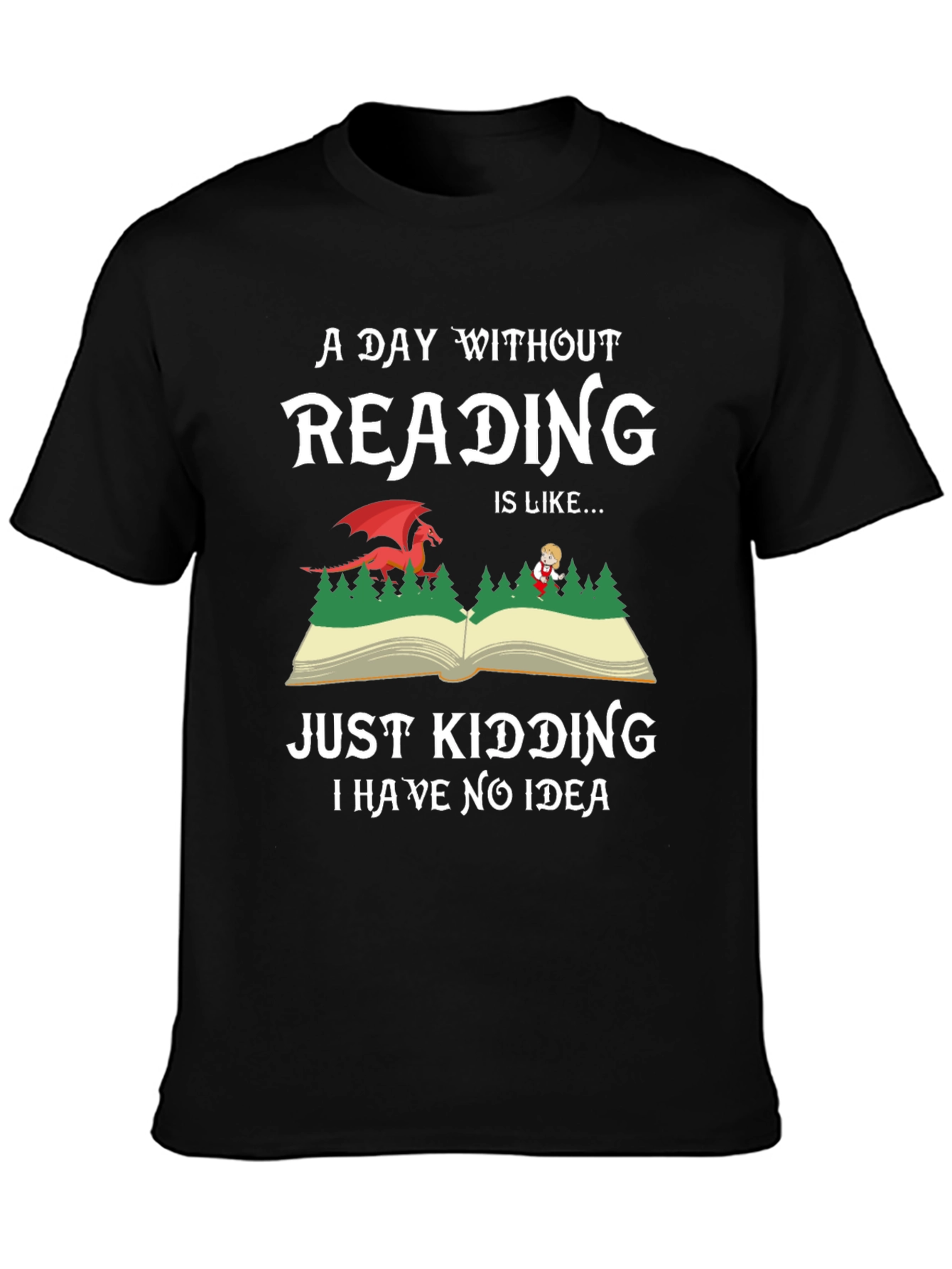 A Day Without Reading Graphic Tee