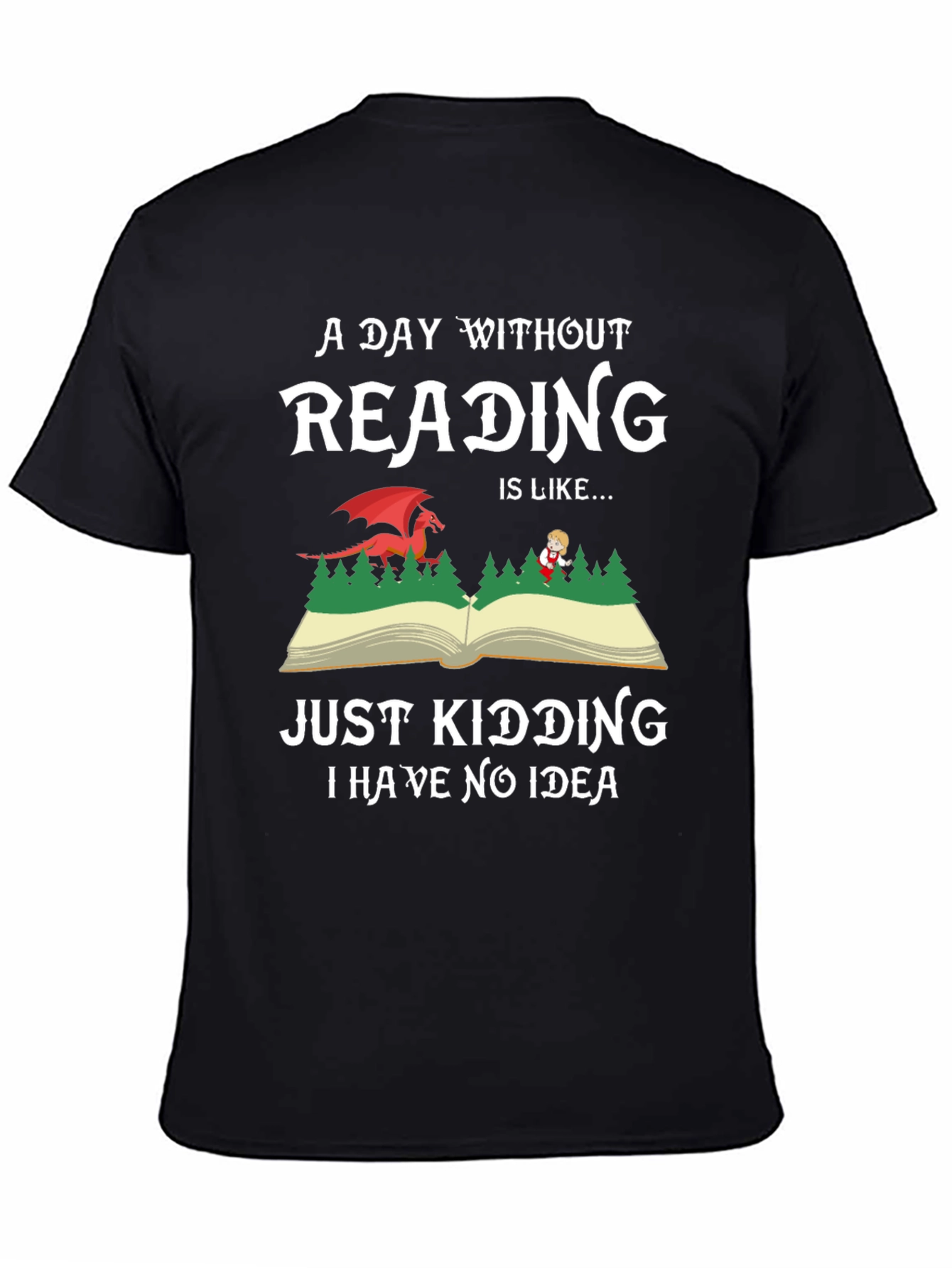 A Day Without Reading Graphic Tee